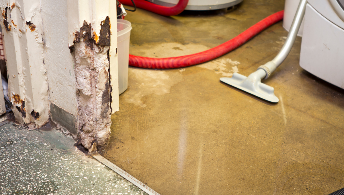 Water damage and spring thaw