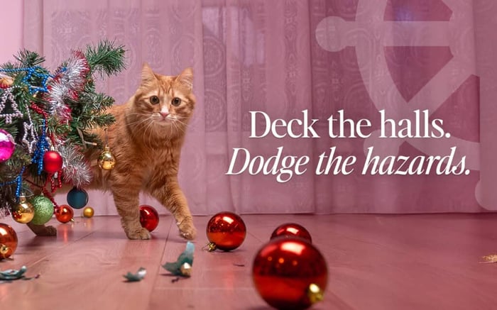 Deck the halls. Dodge the hazards.